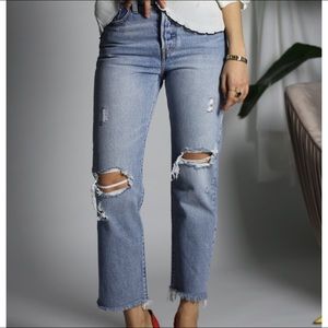 Wedgie Straight cropped Levi’s 👖